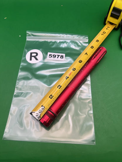 Dye Ultralight 14 inch tip - used paintball barrel tip - red anno