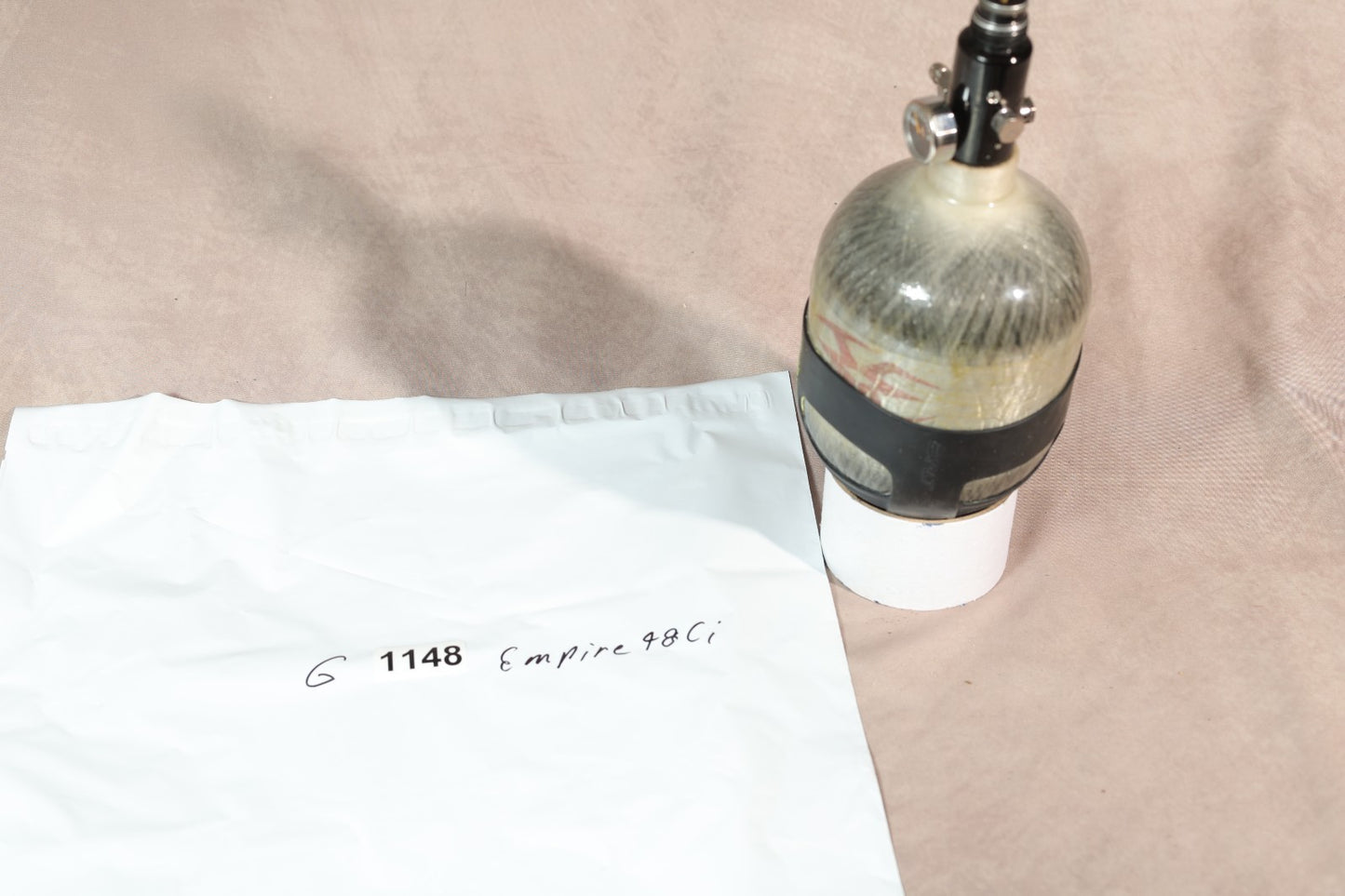 Empire 48ci Carbon Fiber HPA Tank Paintball Air System With Regulator