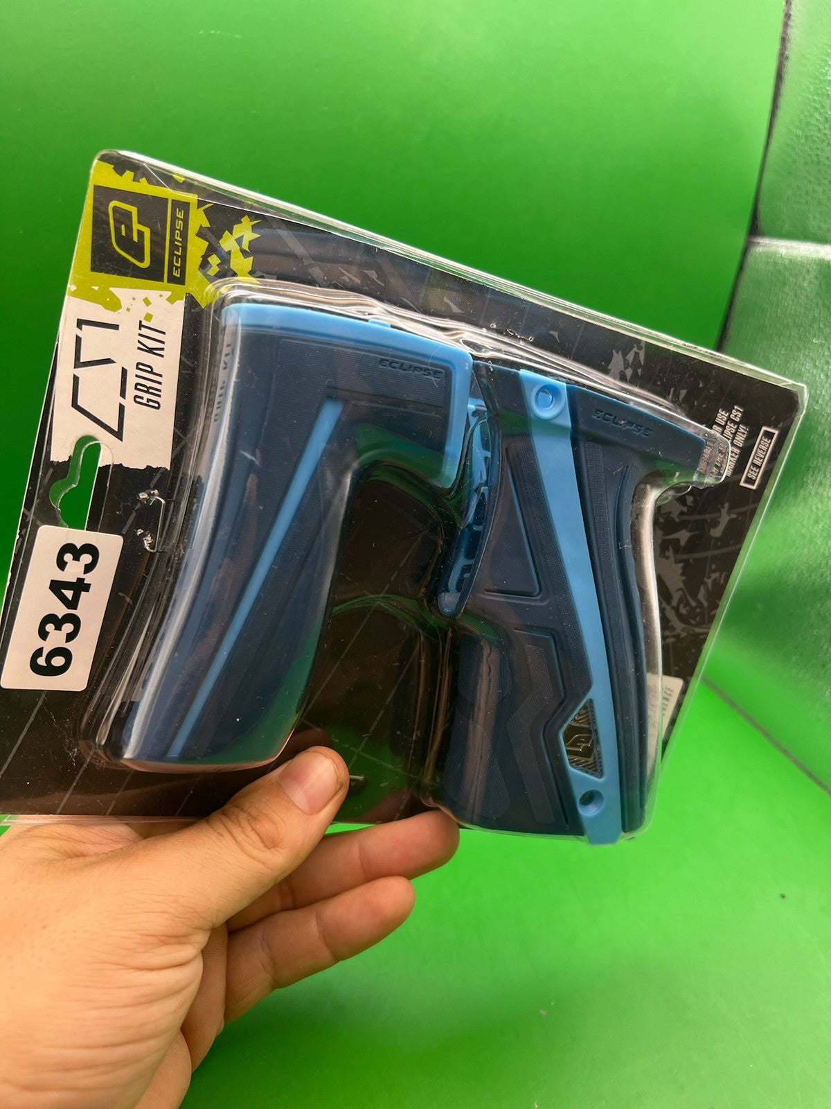 Planet Eclipse CS1 Grip Kit Blue Black New