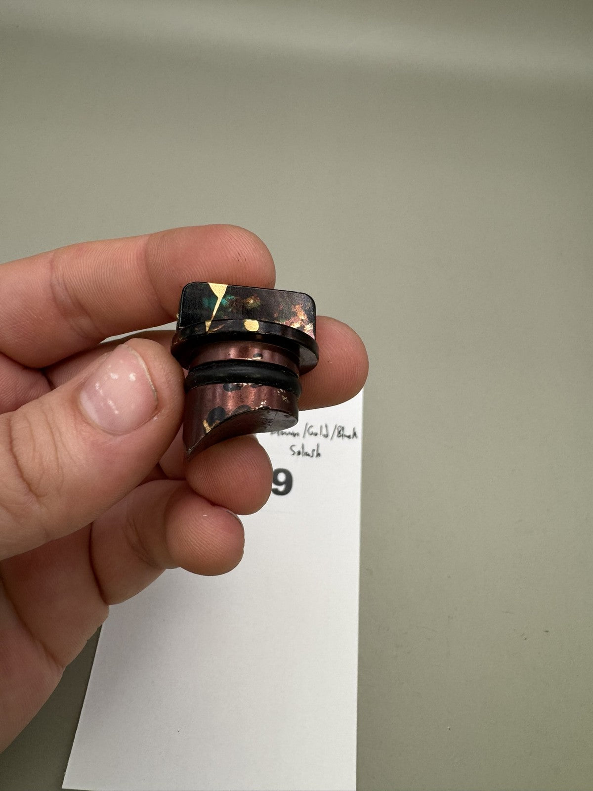 AGD Automag Power Feed Plug - Brown/Gold/Black Splash