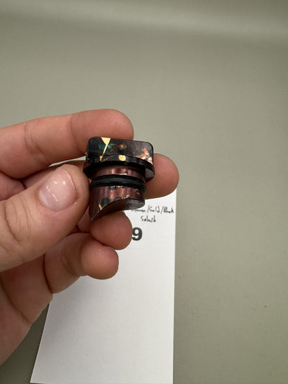 AGD Automag Power Feed Plug - Brown/Gold/Black Splash