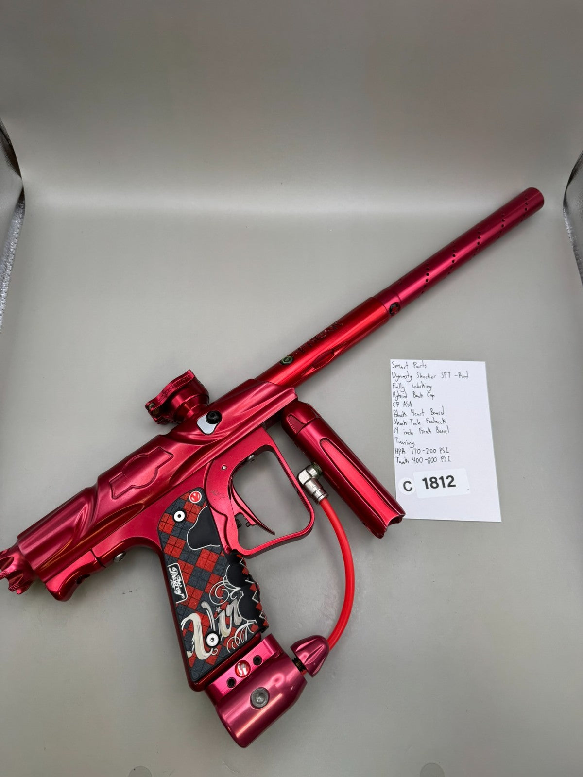 Smart Parts Dynasty Shocker SFT - Red - Paintball Marker Fully Working