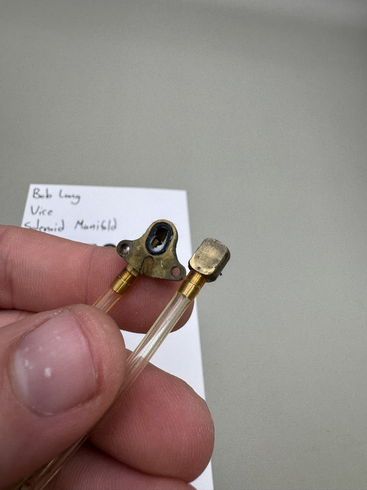 Bob Long Vice Solenoid Manifold