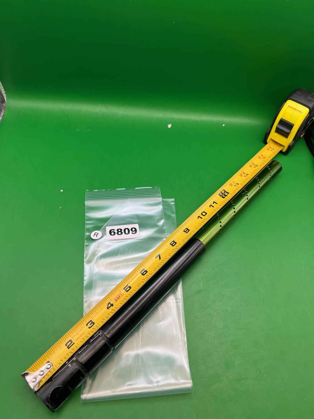 Automag Smart Parts Barrel 18 inch Green - used paintball barrel - black/green