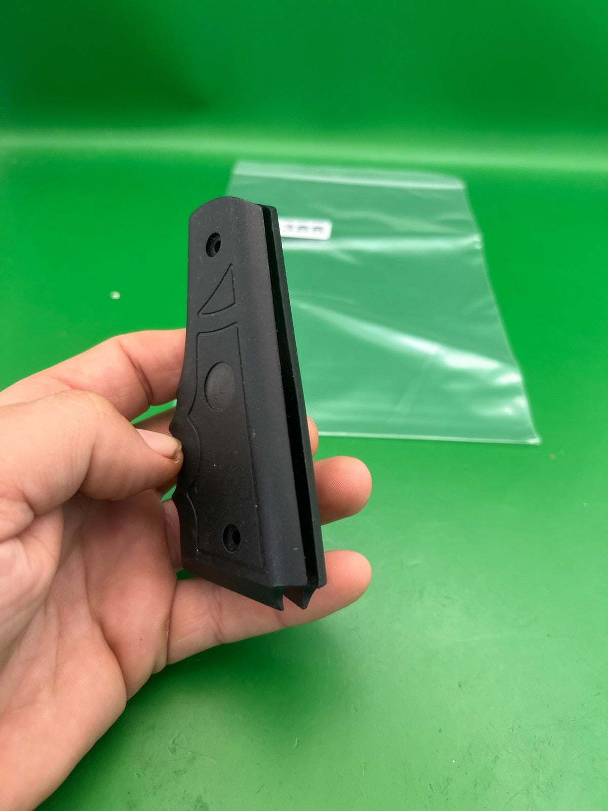 WGP Style Grip Panels Black Rubber Autococker Sniper