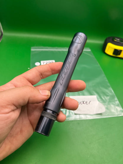 Dye UL Barrel Back .688 Bore Autococker Thread Dust Black 8"