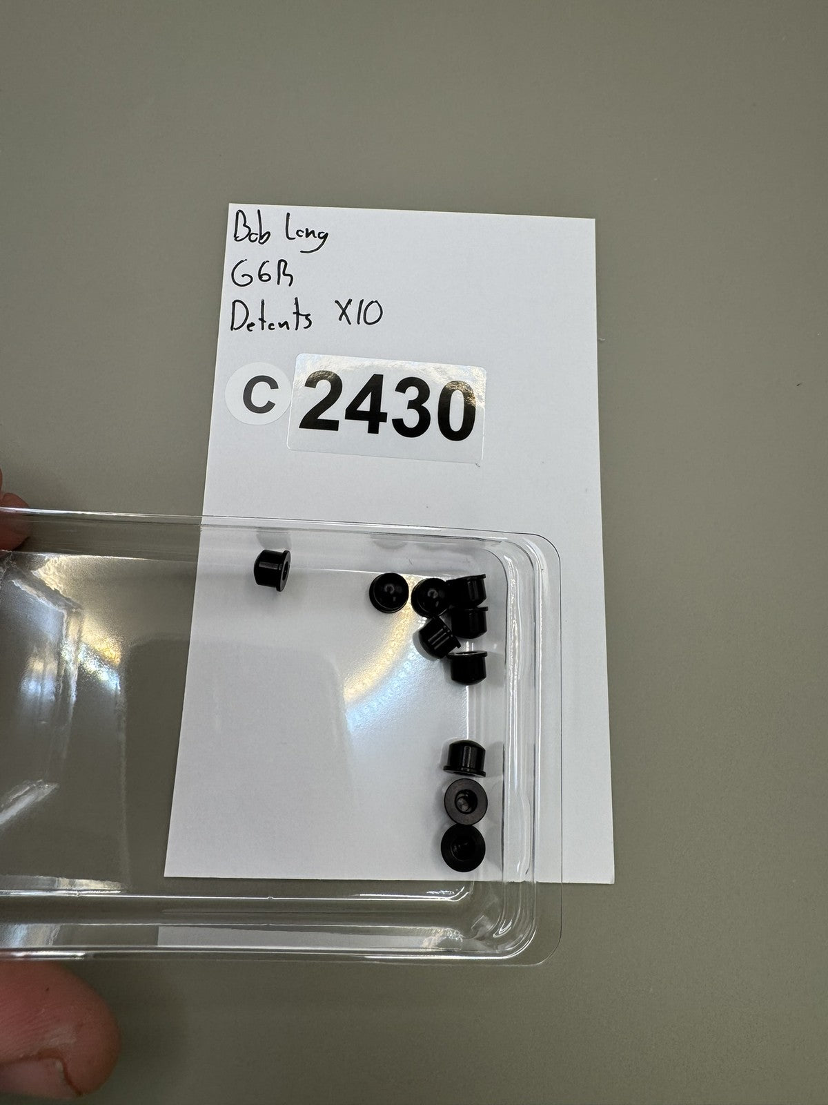 Bob Long G6B Detents X10