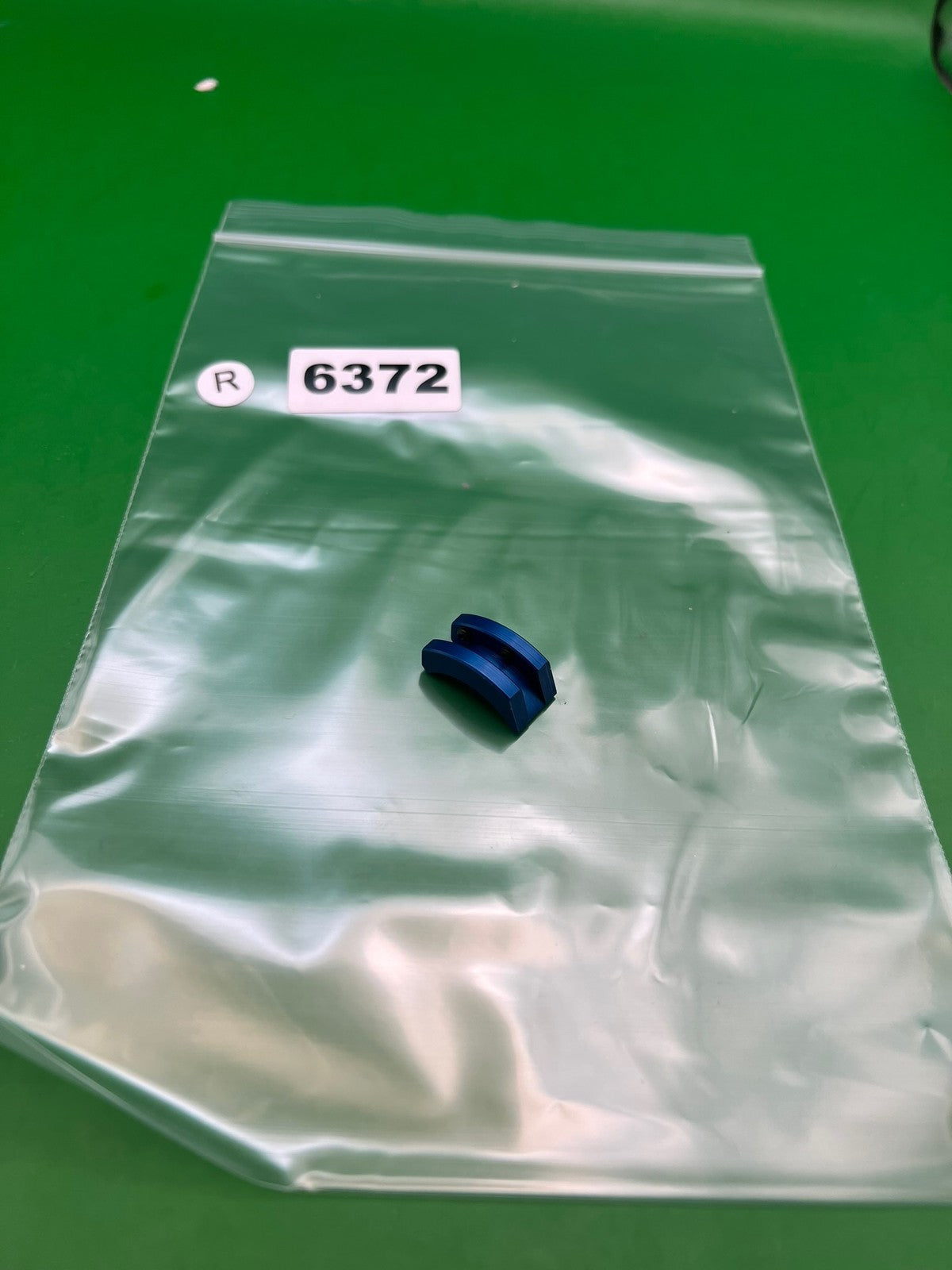 Blue Autococker Trigger Shoe - used paintball trigger shoe - blue anno