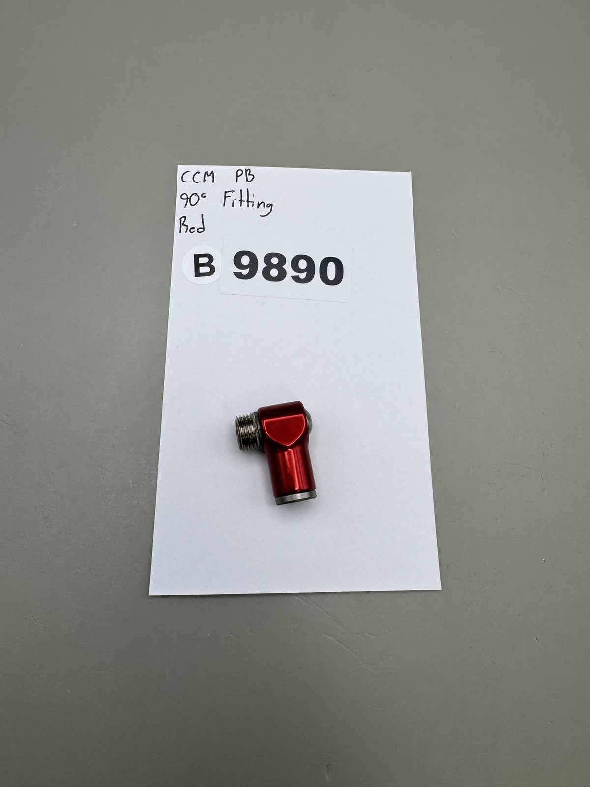 CCM PB 90Â° Fitting Red