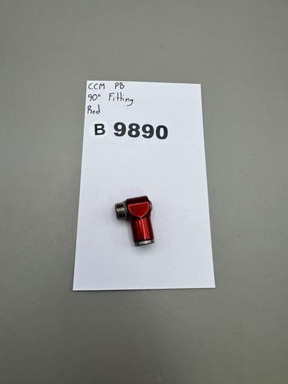 CCM PB 90Â° Fitting Red