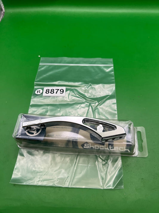 Shocktech ASA Drop Forward Chrome Silver Aluminum Paintball Rail Drop