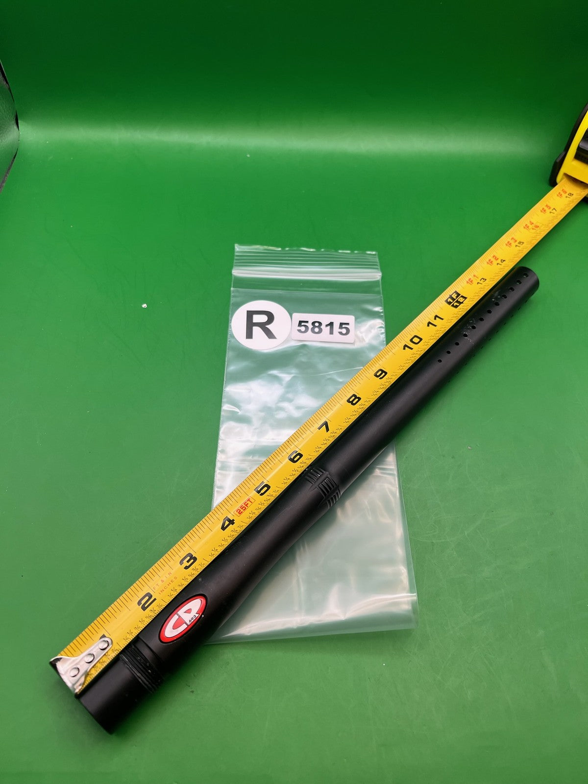 CP Custom Products One Piece Barrel 14" Black - used paintball barrel - black