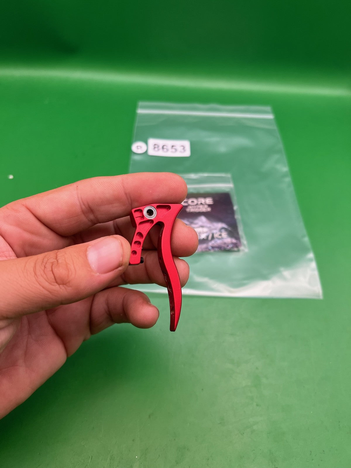 HK Army Luxe X Ice Core Hyper Delta Trigger Red Aluminum