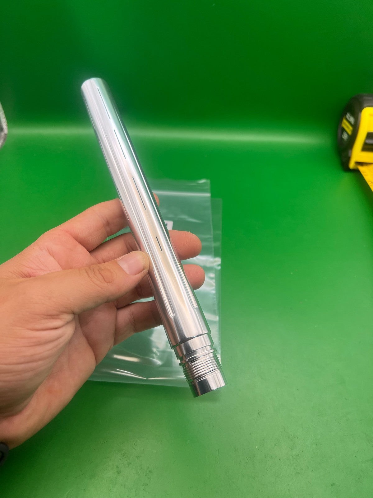 Planet Eclipse Shaft Pro 14" Barrel Tip Silver Dust Aluminum Ported