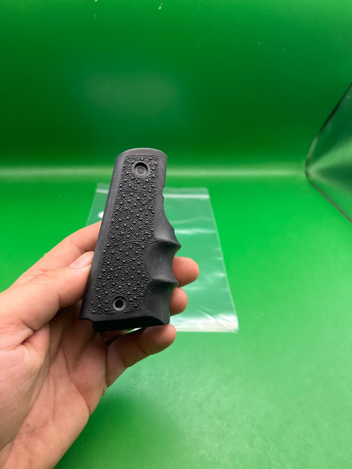 45* Grips - used paintball grip panel - black