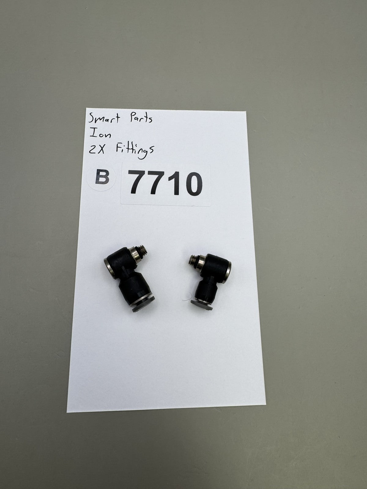 Smart Parts Ion Elbow Fitting 90 Degree Push Black Set of 2