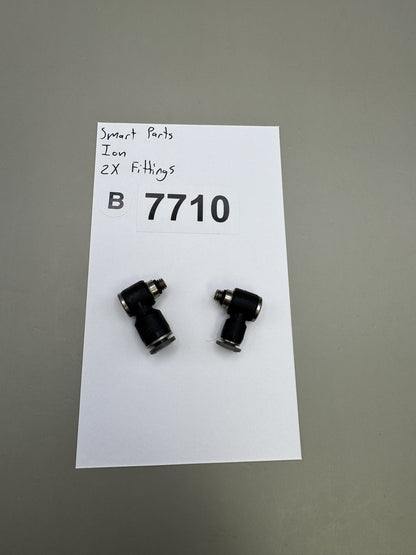 Smart Parts Ion Elbow Fitting 90 Degree Push Black Set of 2