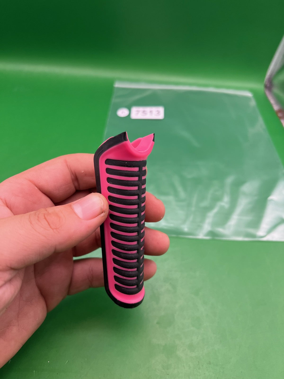 DLX Luxe ICE Front Grip Rubber Cover Pink Black Paintball Marker
