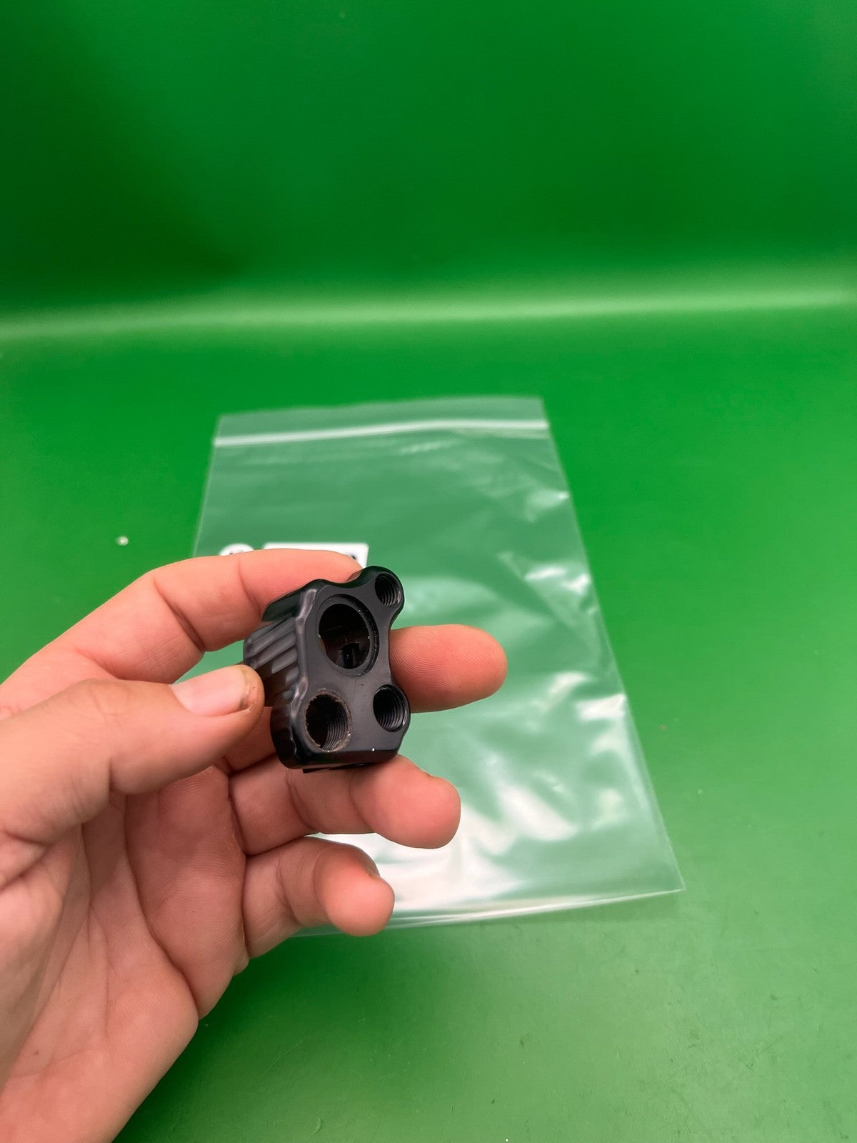 WGP Autococker Front Block Black Aluminum Marker Part