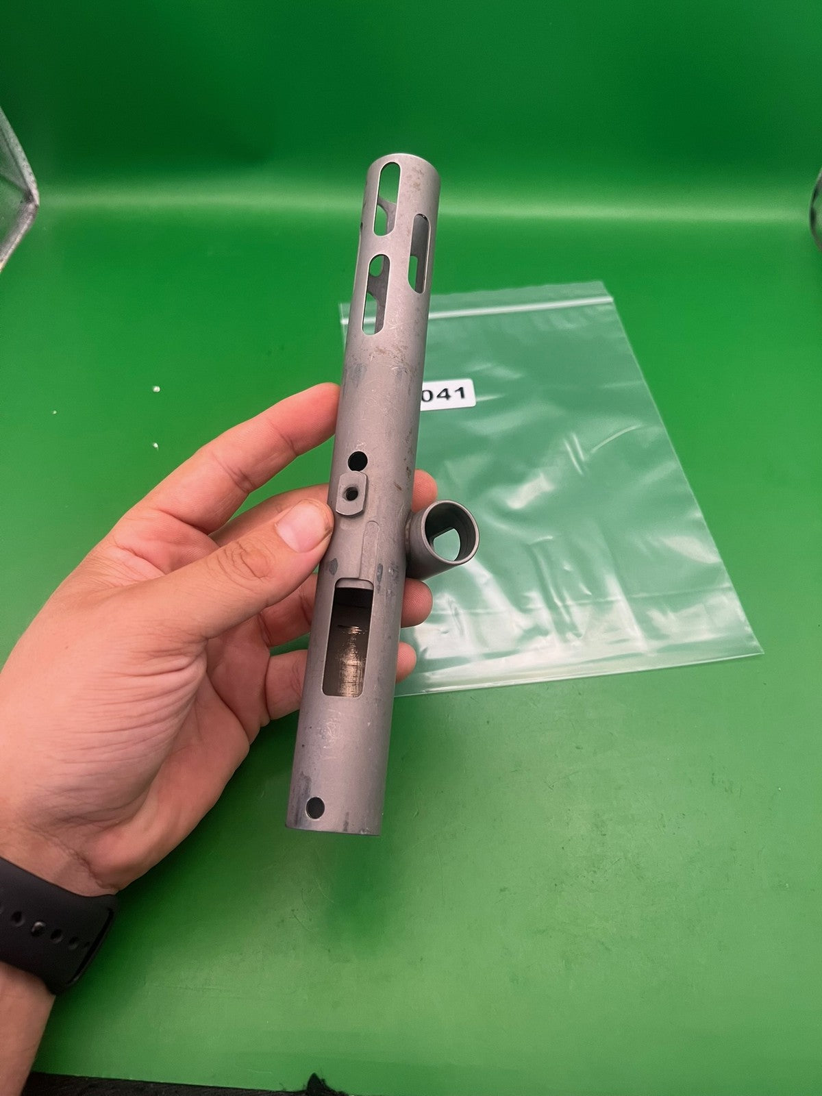 AGD Airgun Designs Automag Minimag Body Silver Aluminum OEM Marker