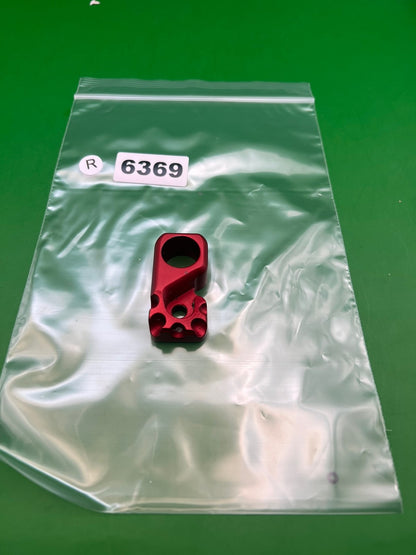 Red Autcoocker Backblock - used paintball backblock - red anno