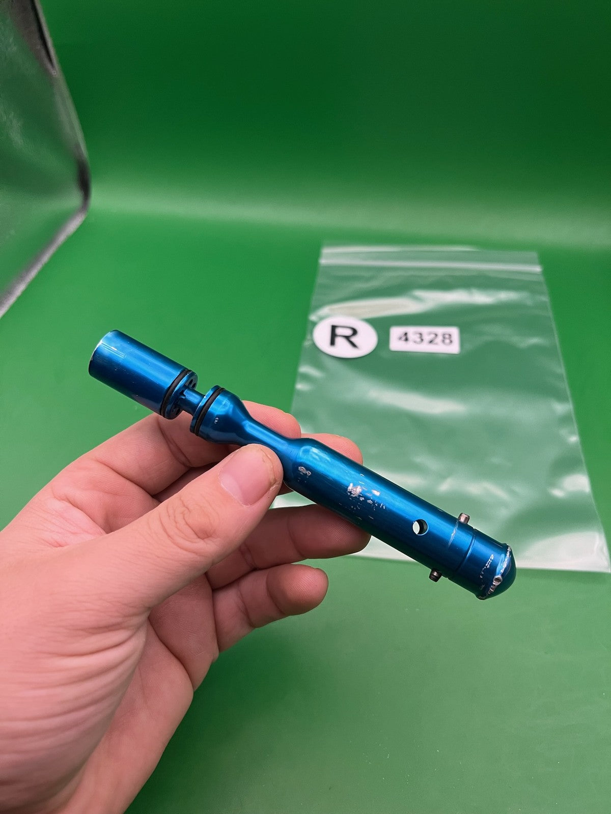 ANS Quick Release Blue Anodized Aluminum Paintball Bolt Assembly