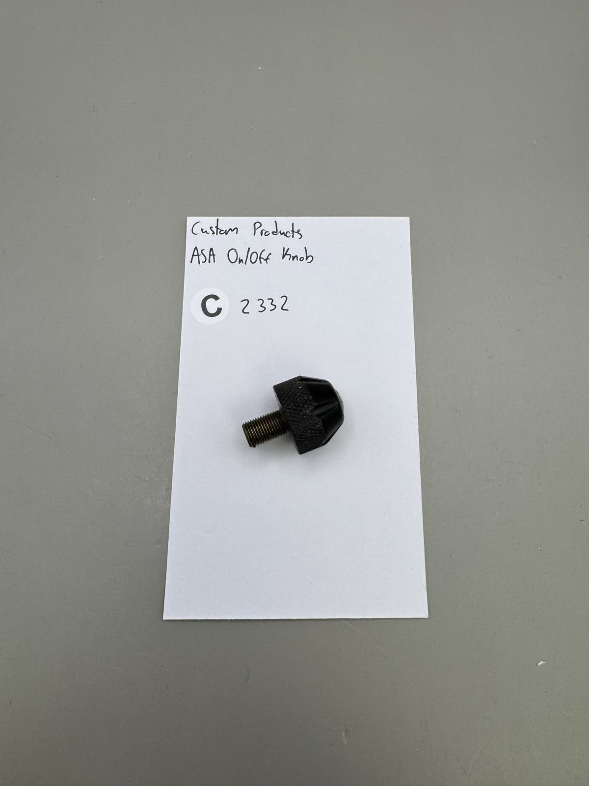 Custom Products ASA On/Off Knob