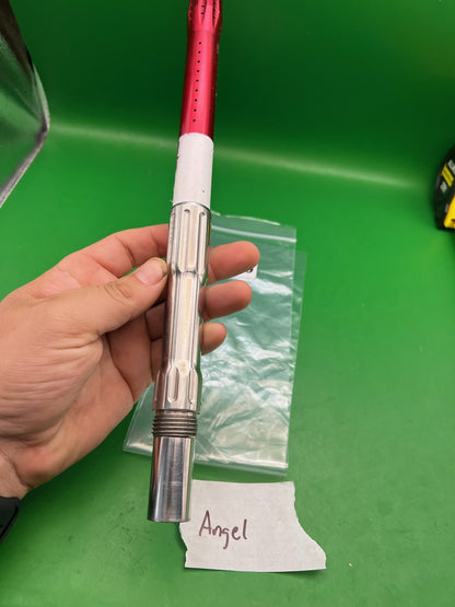 WDP Angel LCD Lapco Barrel 2-Piece Red Silver .689 12in
