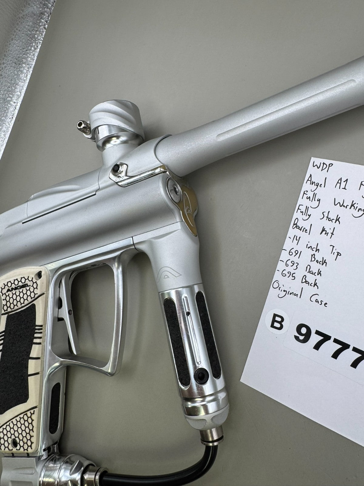 WDP Angel A1 Fly - Silver/White - Paintball Marker Fully Working