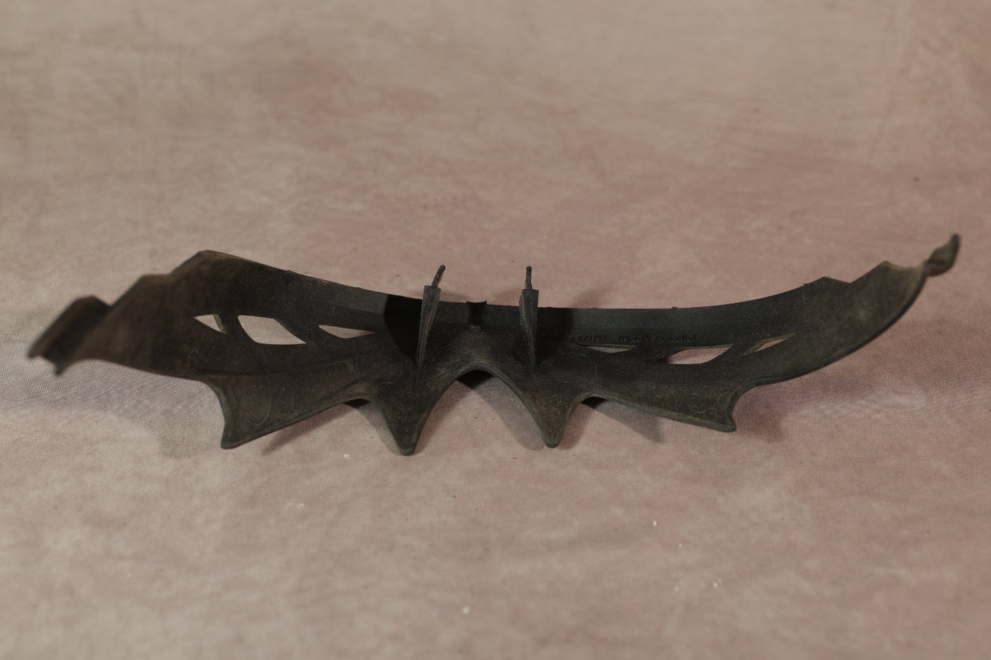 Visors Black Spiked Gothic Style Pair of 2