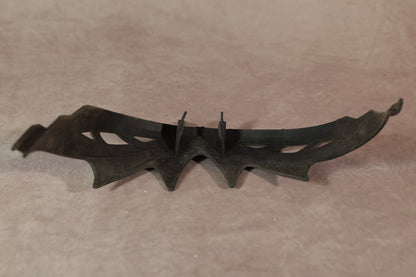 Visors Black Spiked Gothic Style Pair of 2