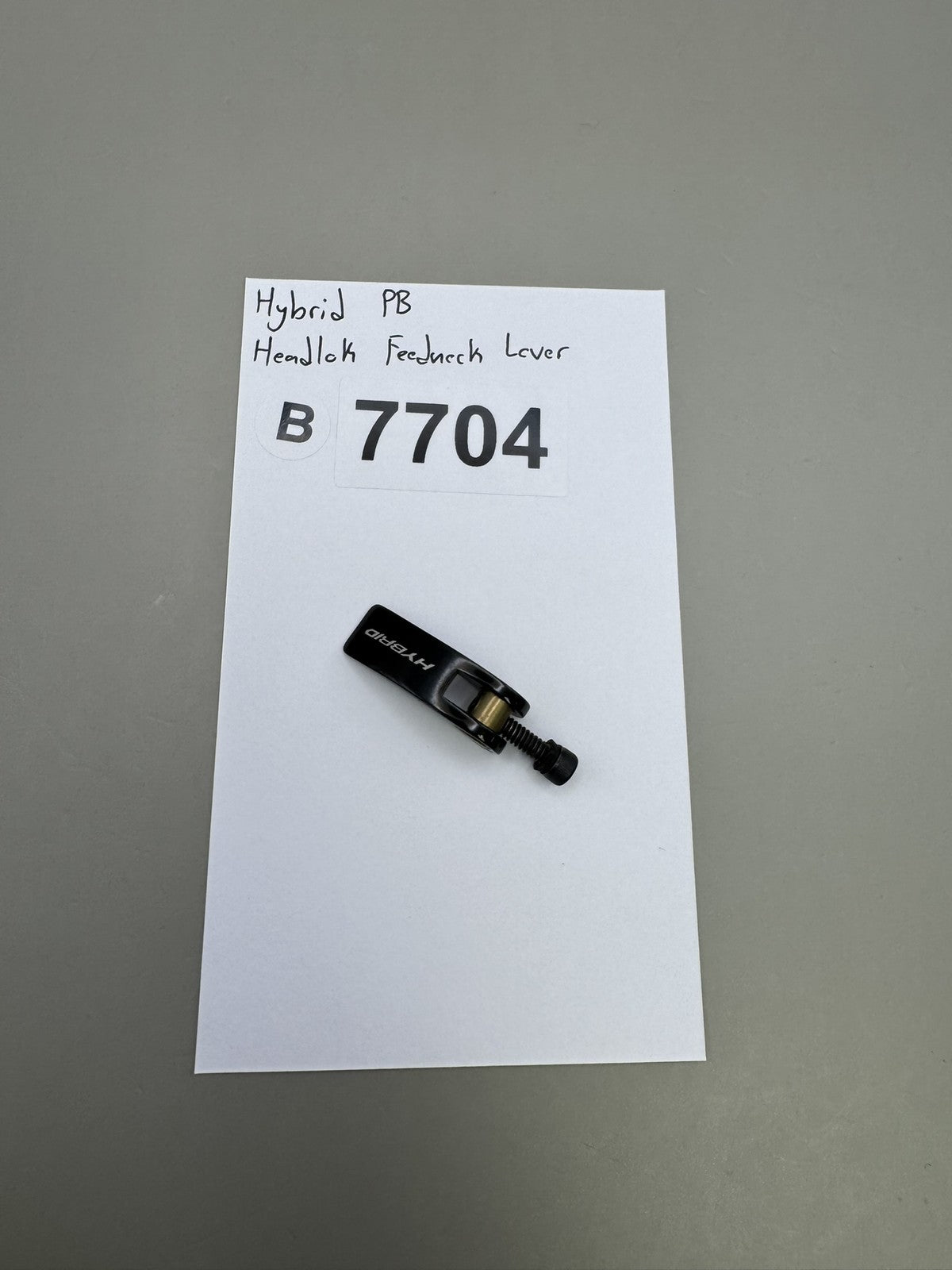 Hybrid PB Headlock Feedback Lever Black