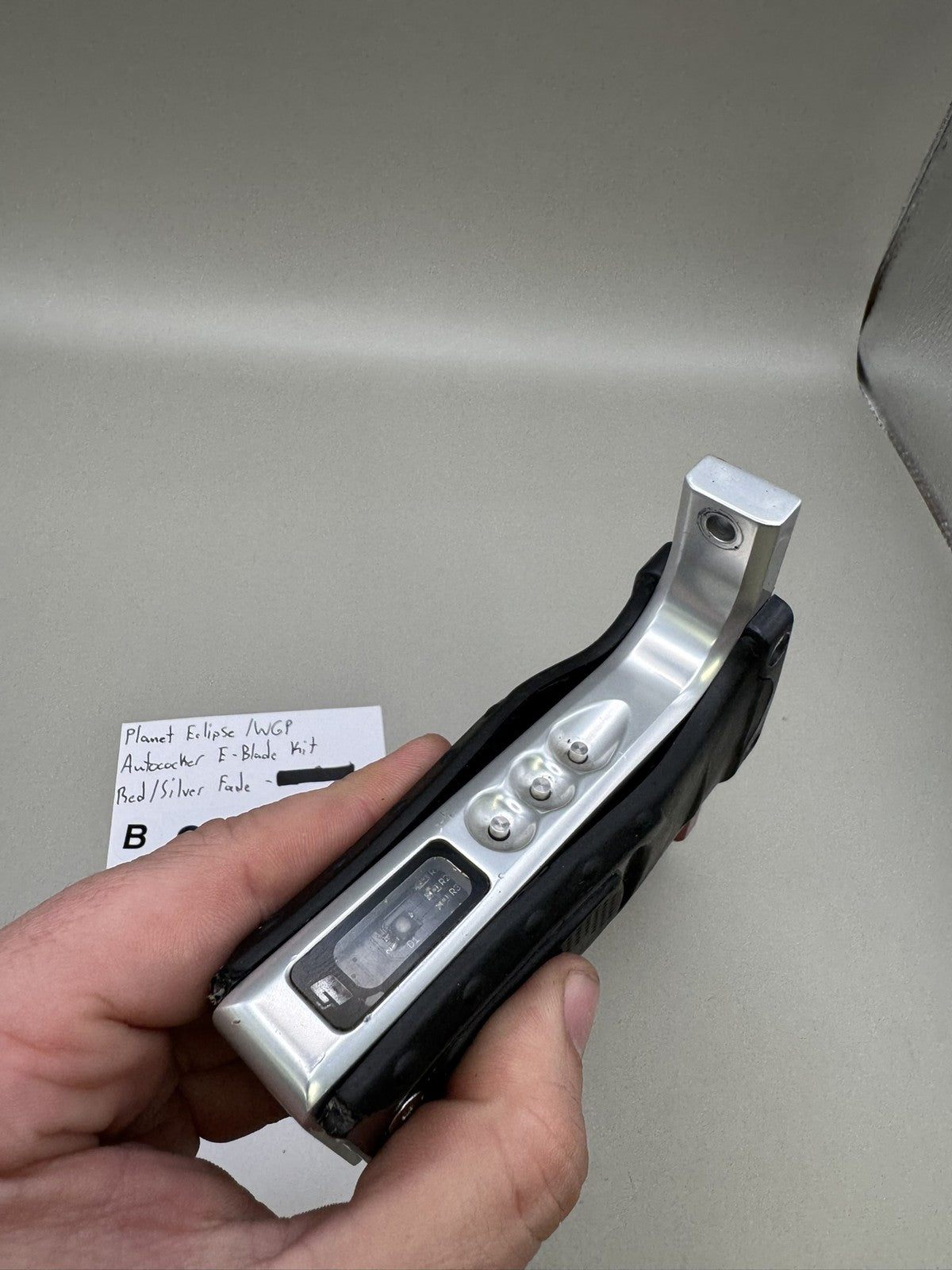 Planet Eclipse /WGP Autococker E-Blade Kit Red/Silver Fade - Tadao LED Board