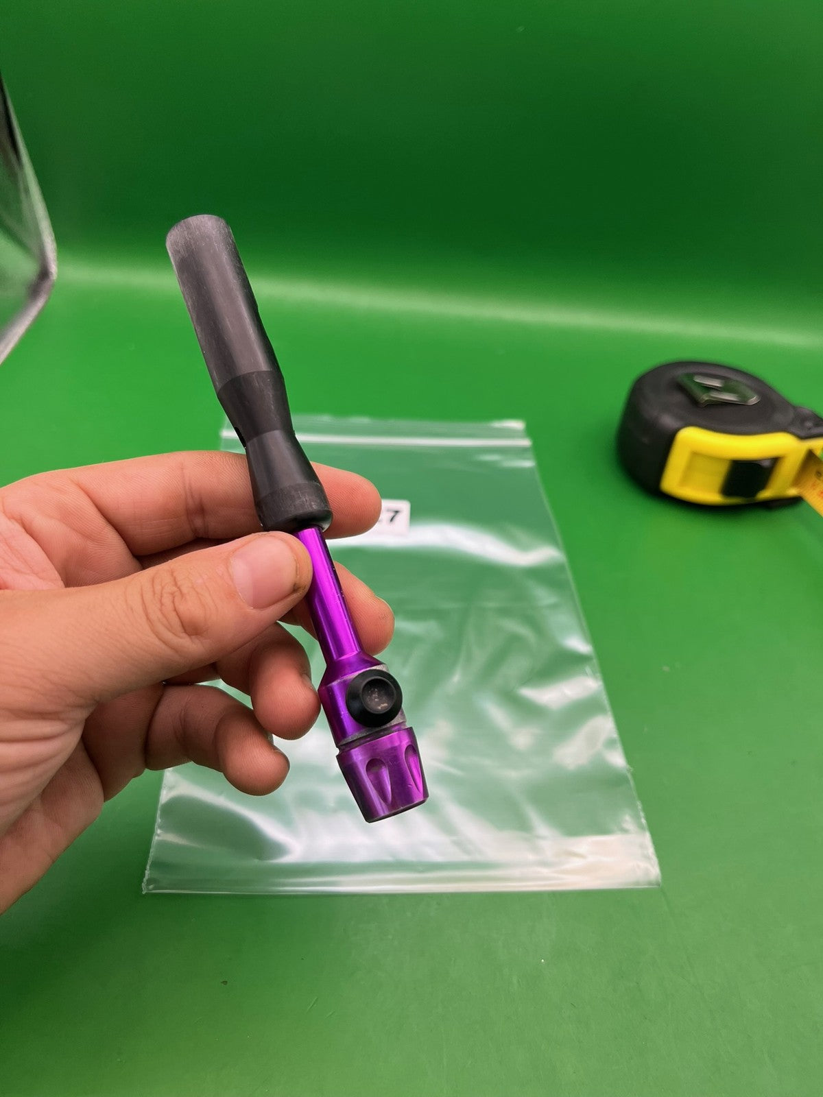 Purple CCM Autococker Bolt with Pin - used paintball bolt - purple/black