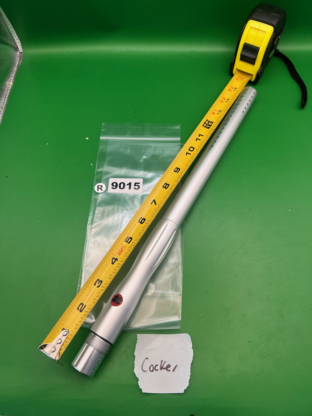 Lucky 15 Paintball Barrel Silver Autococker Thread 14in .686 Bore