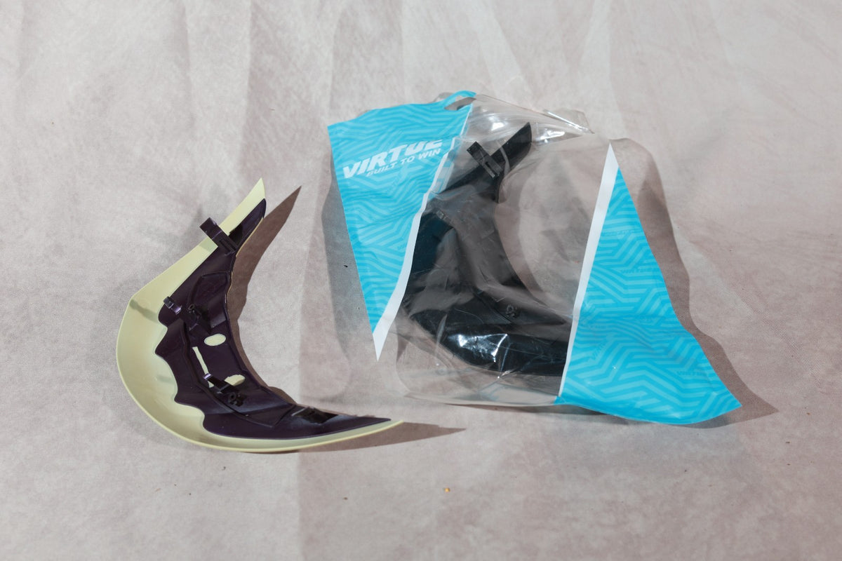 Virtue VIO Paintball Mask Black Cyan Blue With 2 Extra Visors Goggle Bundle