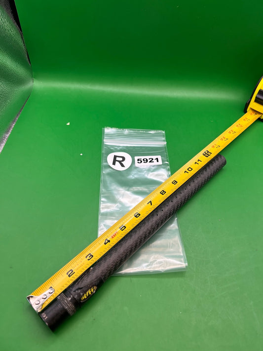 Stiffi Carbon Fiber Barrel Back 12" Autococker Black - used paintball barrel back - black
