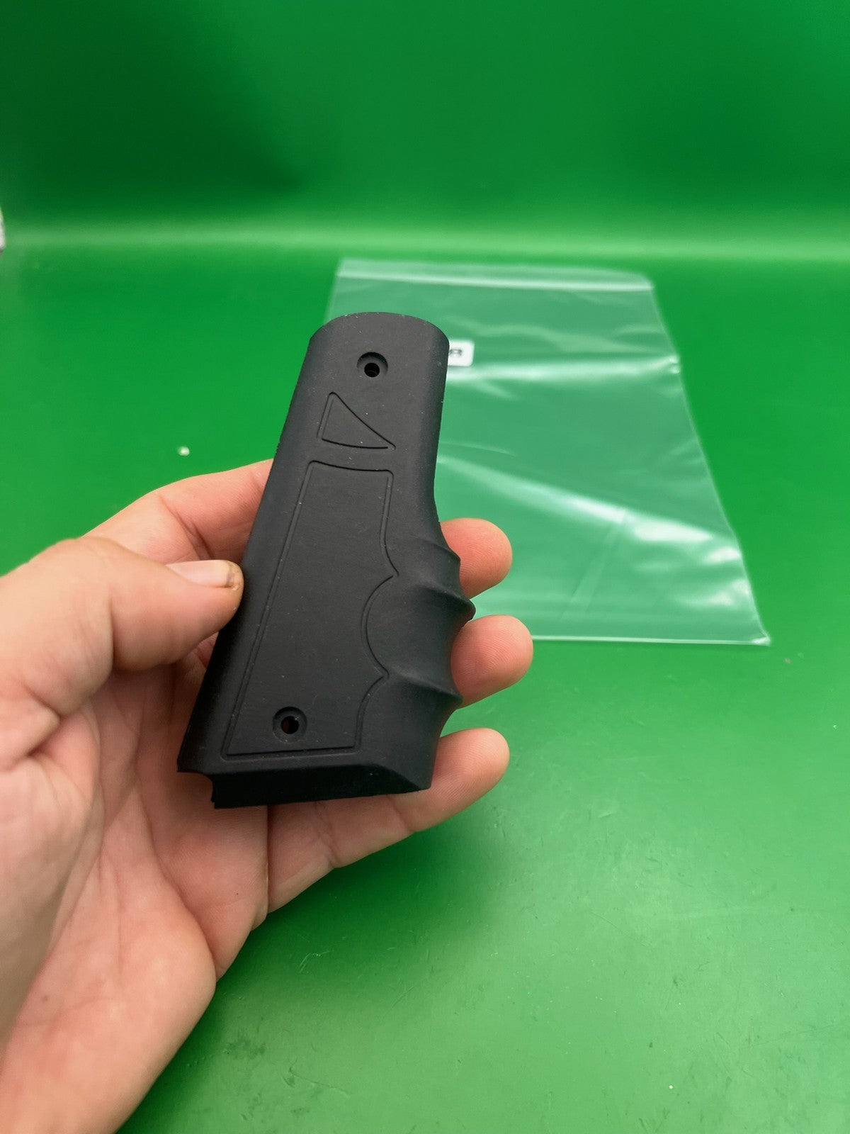 WGP Style Grip Panels Black Rubber Autococker Sniper