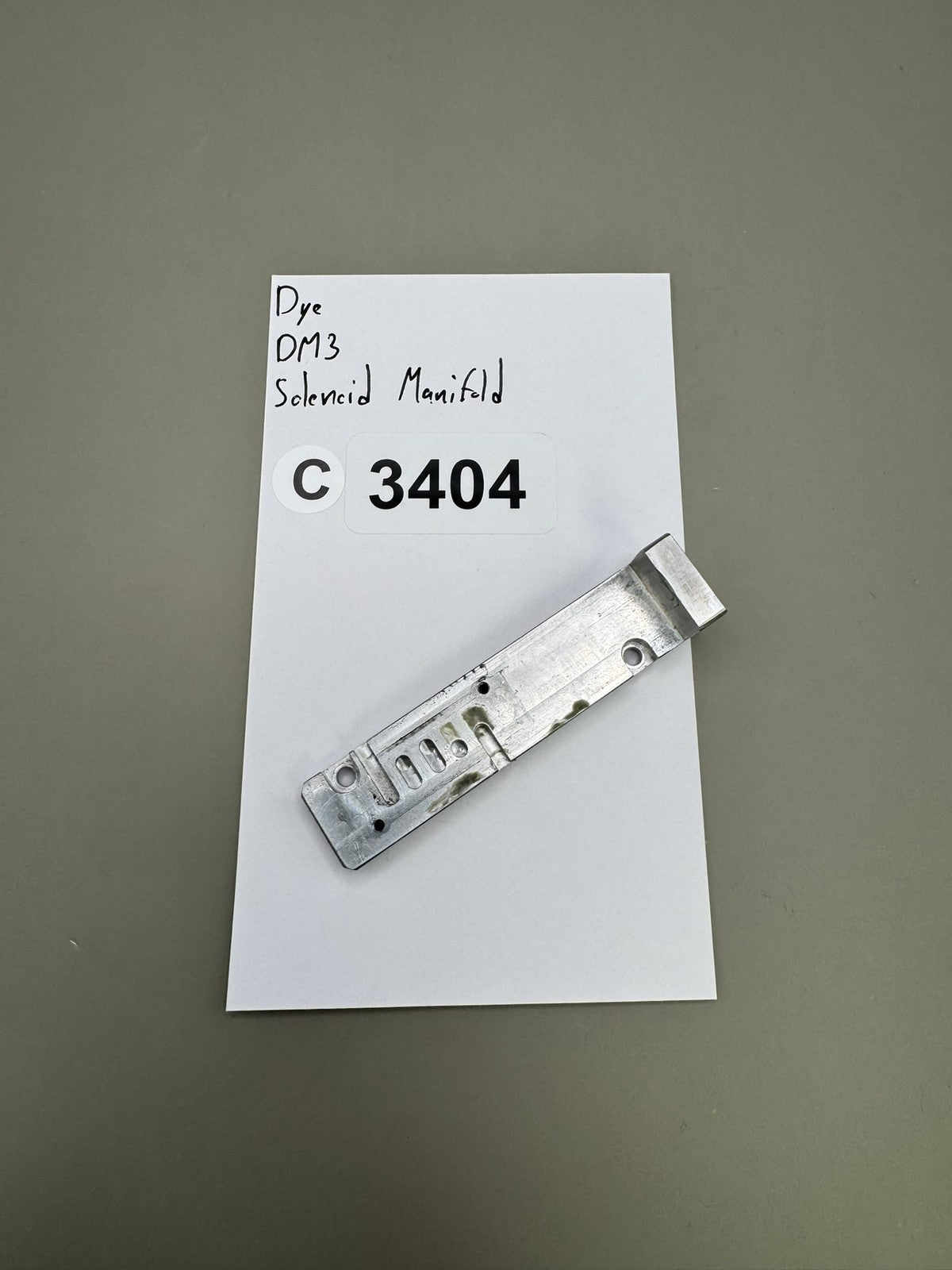 Dye DM3 Solenoid Manifold
