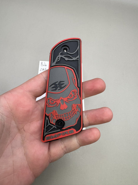 Bob Long 2K5 Intimidator LCD Grip Panels Red Black