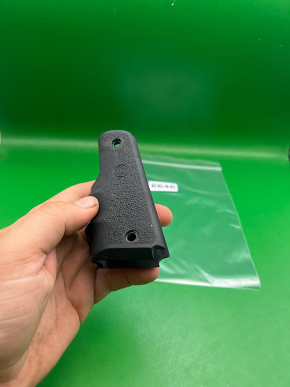 45* Grooved Autococker Grips - used paintball grip panel - black