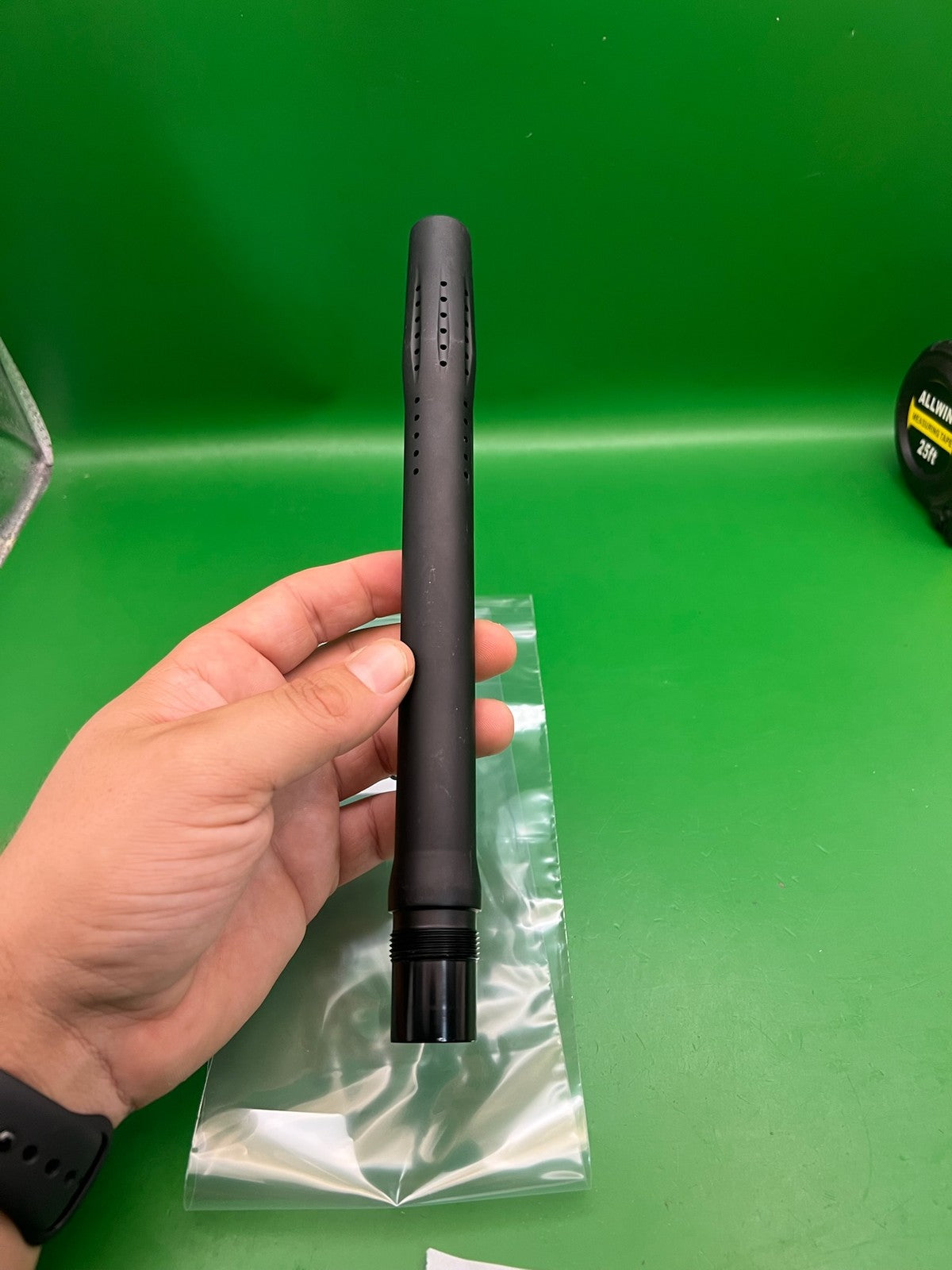 Autococker Barrel Black 0.688 12in AC Thread