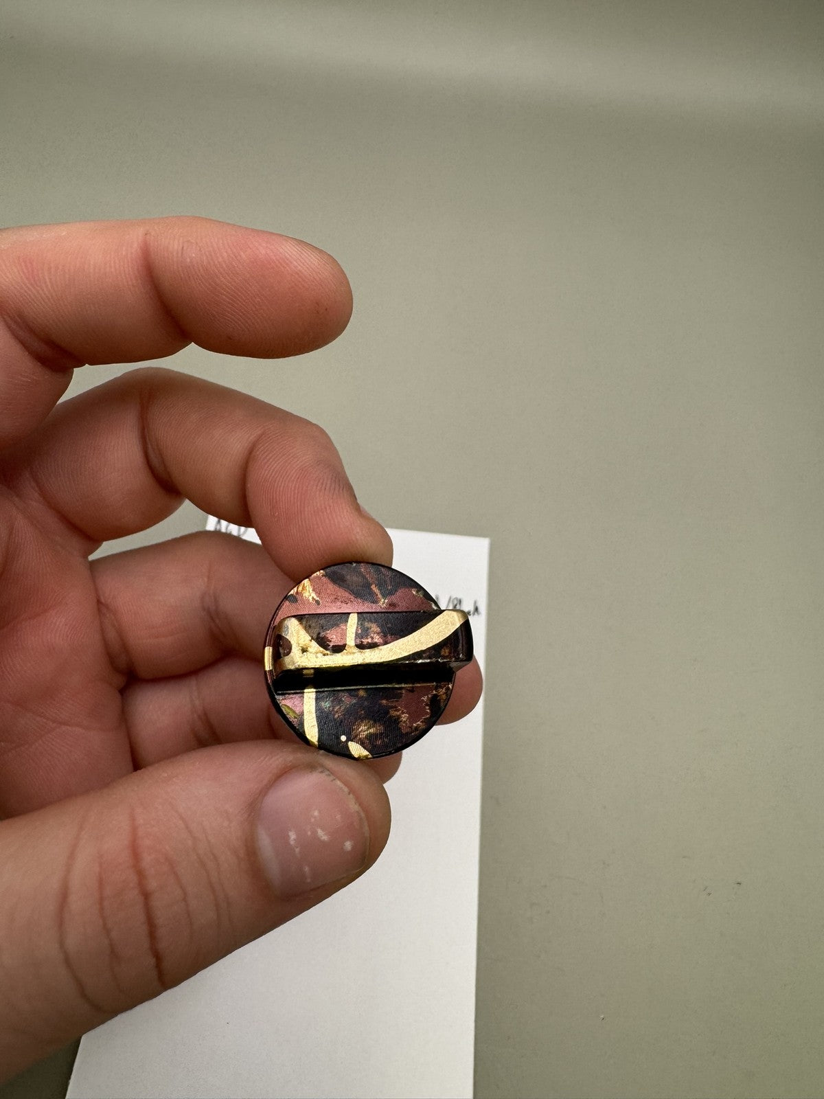 AGD Automag Power Feed Plug - Brown/Gold/Black Splash