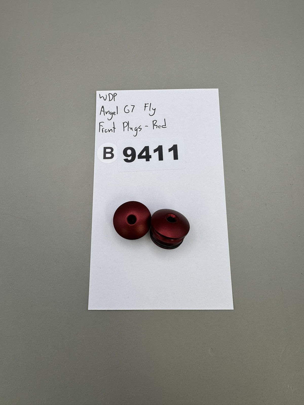 WDP Angel G7 Fly Front Plugs - Red