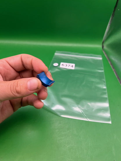 Autococker Trigger Shoe - used paintball trigger shoe - blue anno