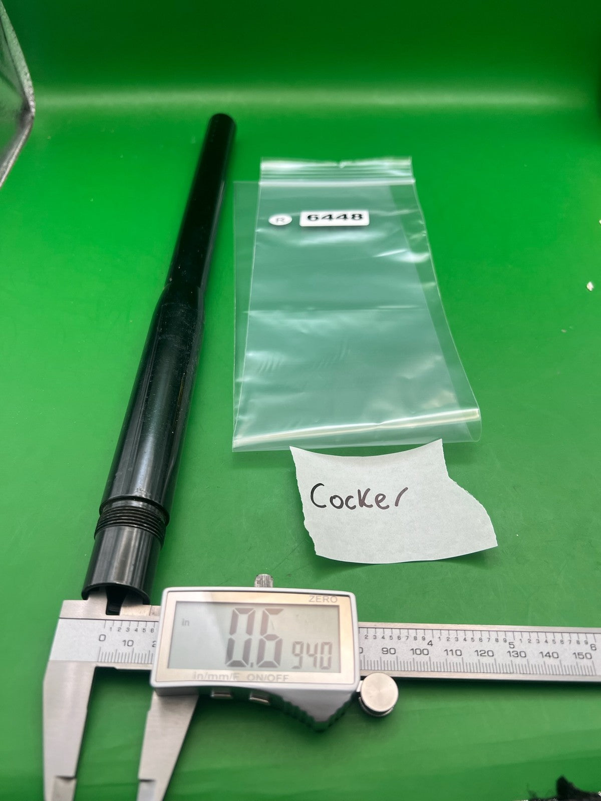 Autococker Cocker Barrel Black 14in .694 Bore Diablo
