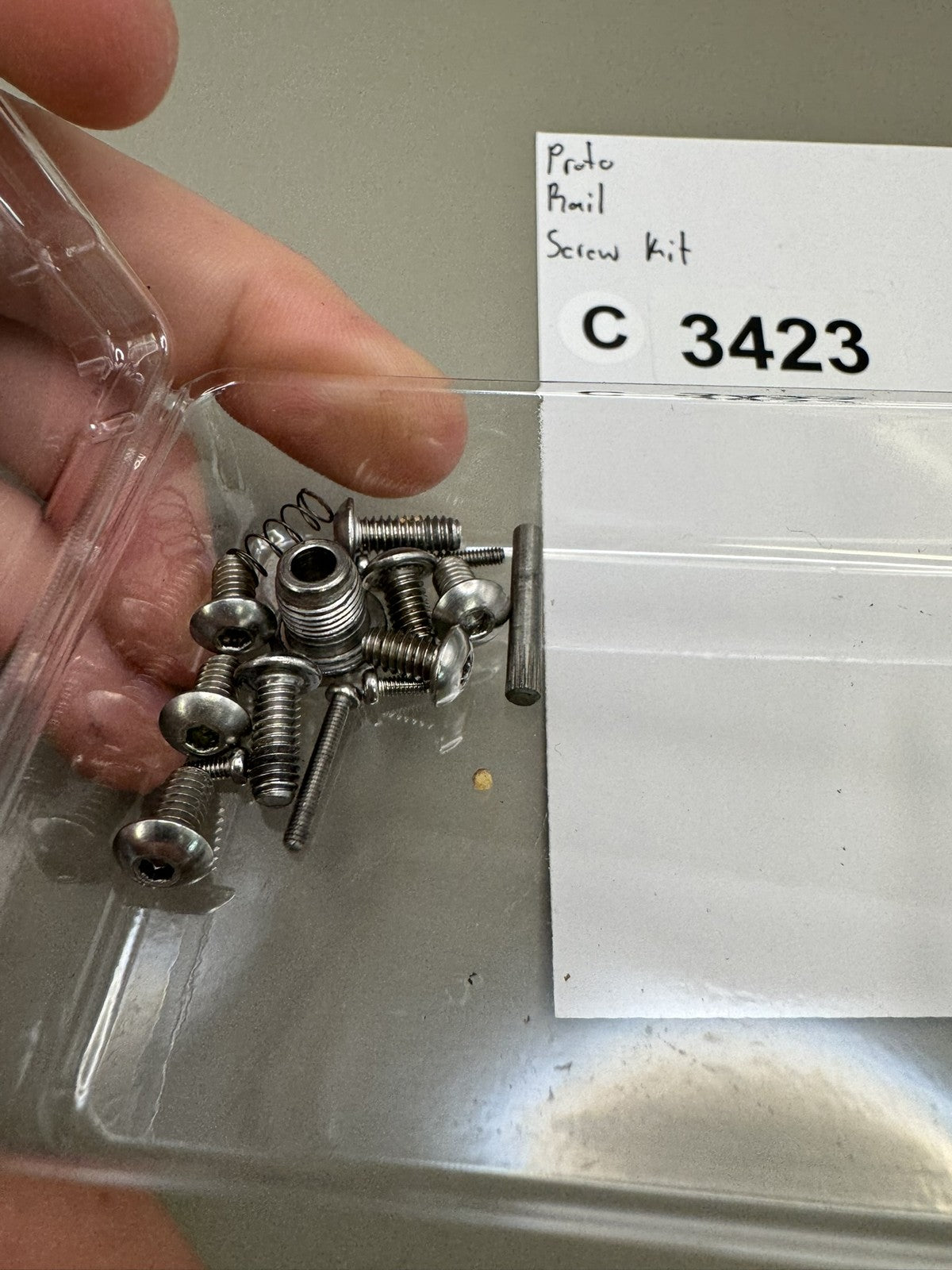 Proto Rail Screw Kit
