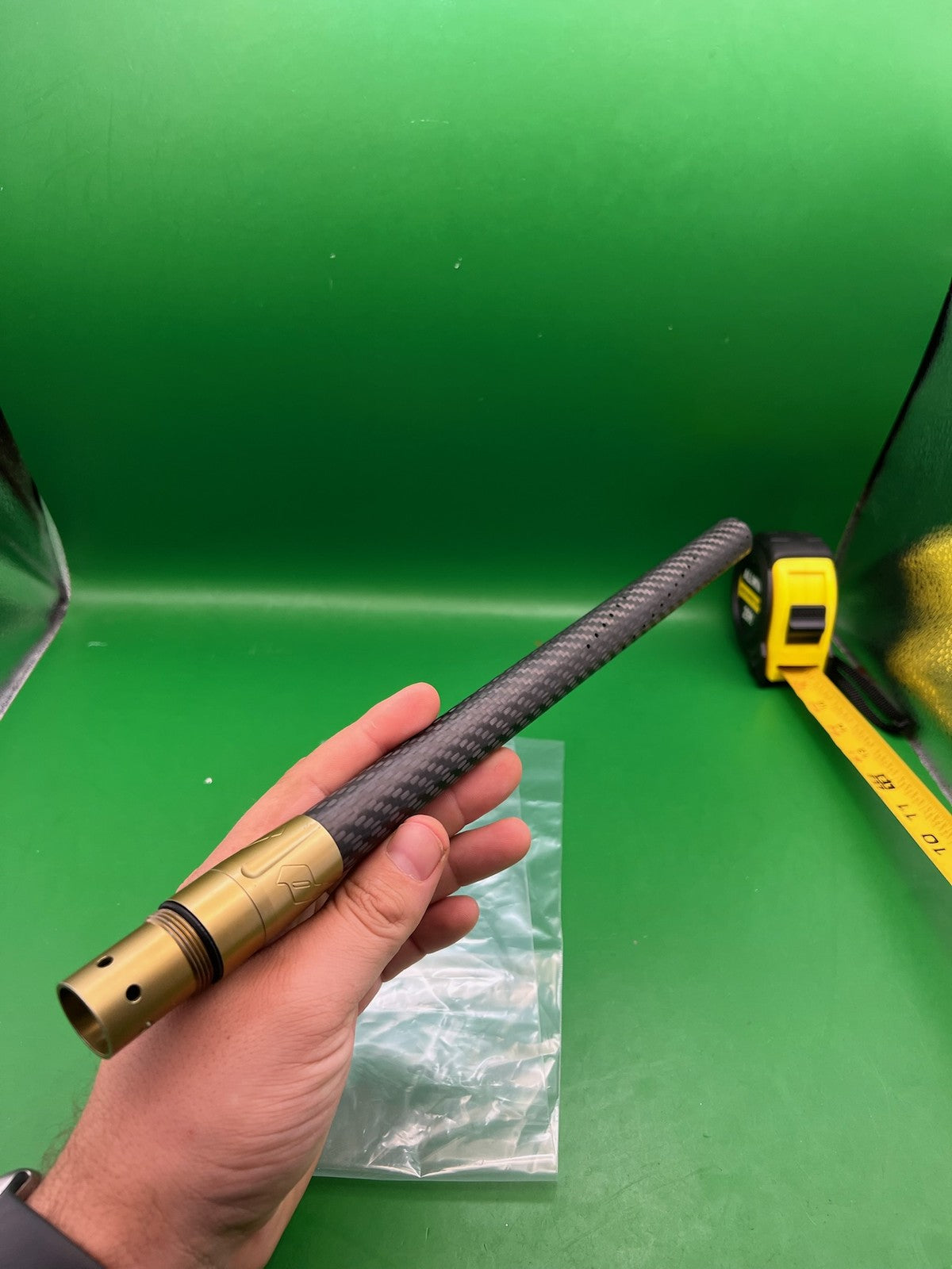 Deadlywind Carbon Fiber Barrel Gold / Carbon 14" Autococker