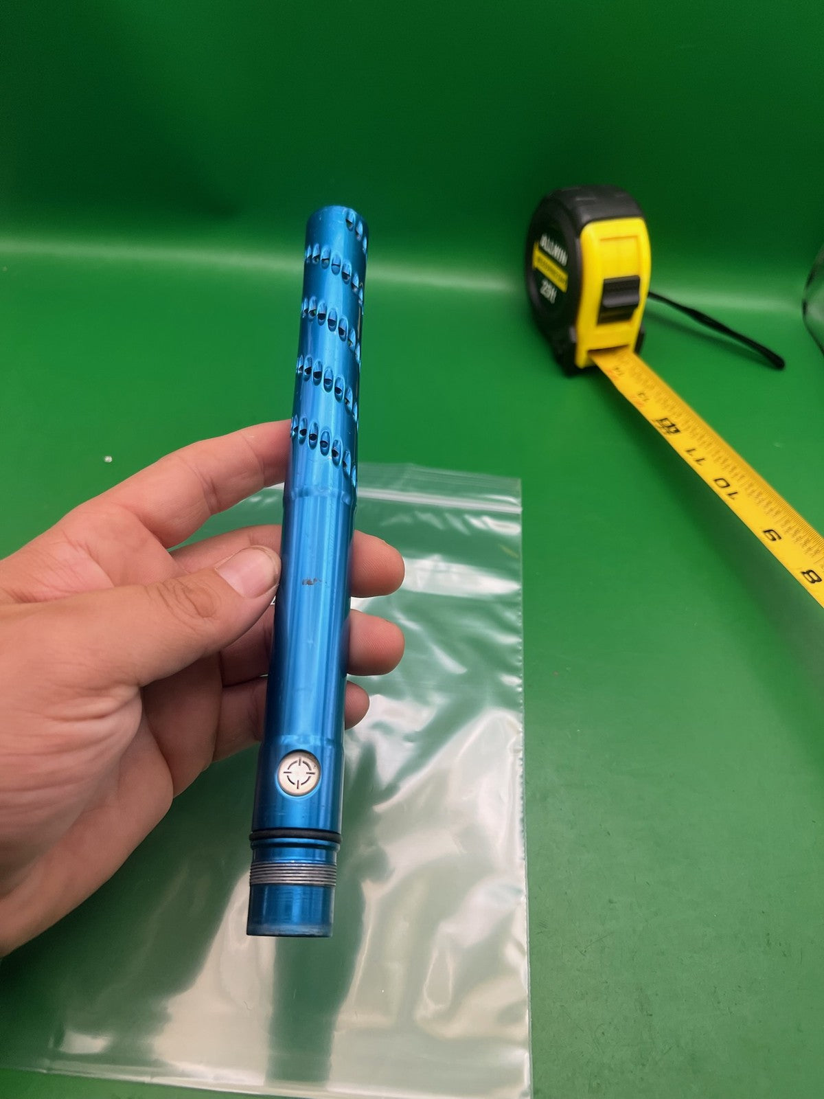 Smart Parts Freak Barrel Tip 12" Progressive Teardrop Blue Aluminum Ported
