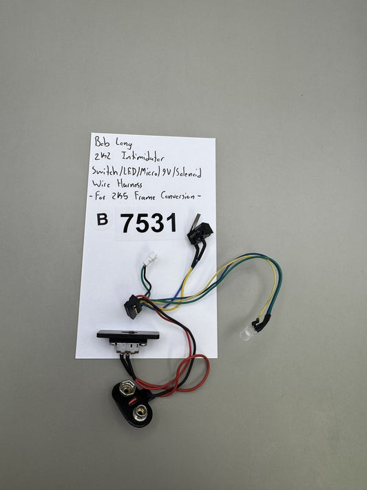 Bob Long 2K2 Intimidator Switch LED Micro 9V Solenoid Wire Harness